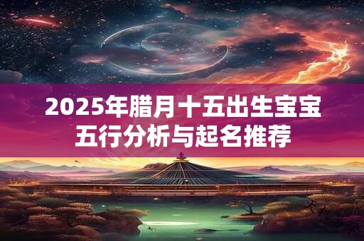 2025年腊月十九出生的女孩五行缺火的名字合集