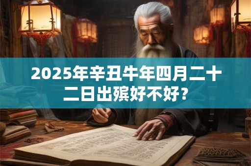 2025年辛丑牛年四月二十二日出殡好不好？