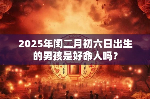 2025年闰二月初六日出生的男孩是好命人吗？