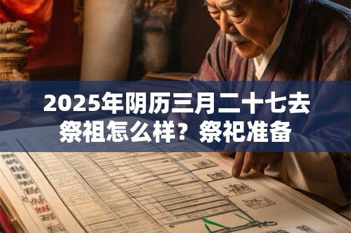 详细阅读:2025年阴历三月二十七去祭祖怎么样?祭祀准备 2025年阴历三月二十七去祭祖怎么样?祭祀准备