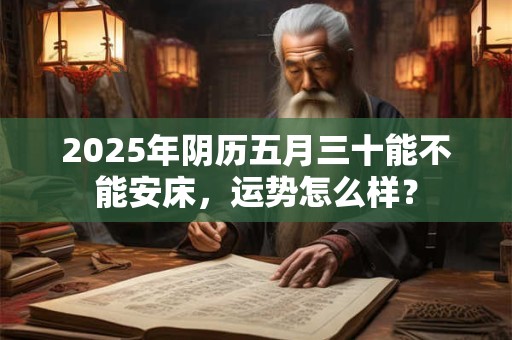 2025年阴历五月三十能不能安床，运势怎么样？
