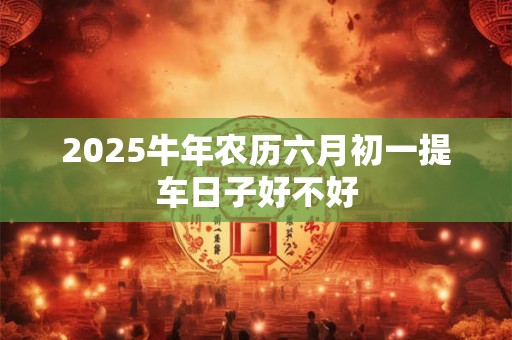 2025牛年农历六月初一提车日子好不好