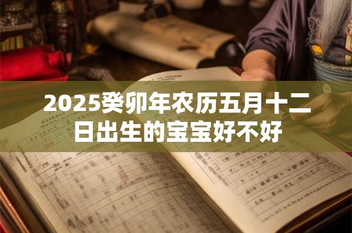 2025癸卯年农历五月十二日出生的宝宝好不好