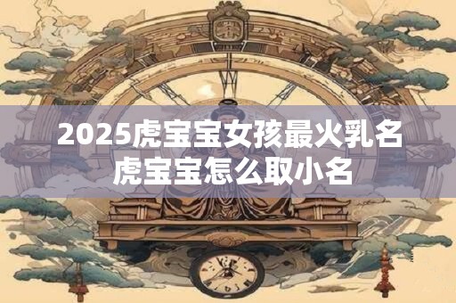 2025虎宝宝女孩最火乳名 虎宝宝怎么取小名