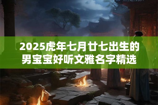 2025虎年七月廿七出生的男宝宝好听文雅名字精选
