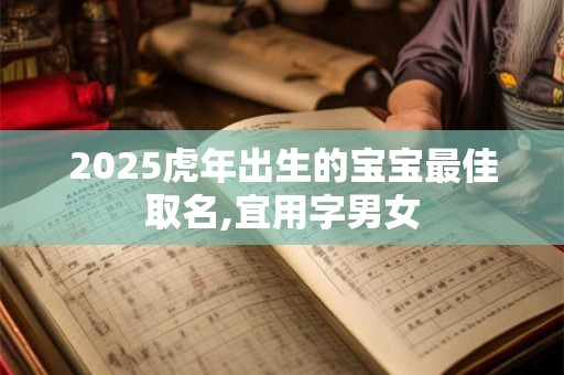 2025虎年出生的宝宝最佳取名,宜用字男女