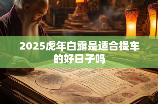 2025虎年白露是适合提车的好日子吗