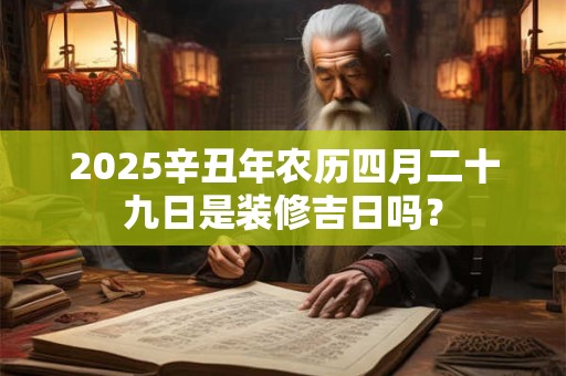 2025辛丑年农历四月初六日是适合理发的吗？