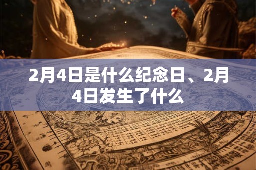 2月4日是什么纪念日、2月4日发生了什么