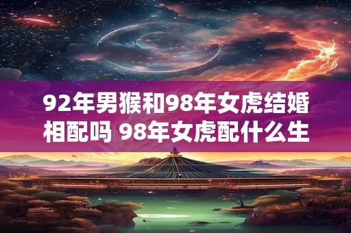 92年男猴和98年女虎结婚相配吗 98年女虎配什么生肖好