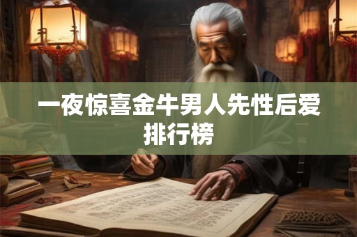 一夜惊喜金牛男人先性后爱排行榜
