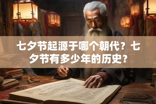 七夕节起源于哪个朝代？七夕节有多少年的历史？
