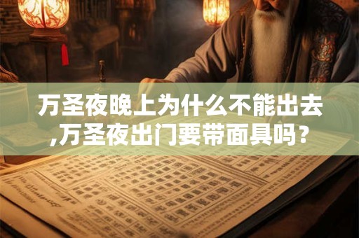 万圣夜晚上为什么不能出去,万圣夜出门要带面具吗？