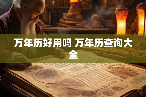 万年历好用吗 万年历查询大全