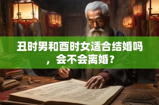 丑时男和酉时女适合结婚吗，会不会离婚？