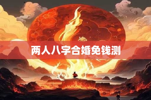 两人八字合婚免钱测