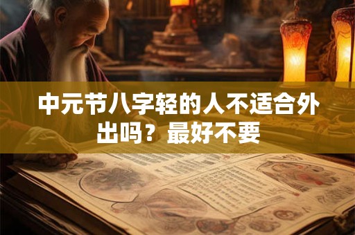 中元节八大禁忌，中元节鬼节不能做什么？