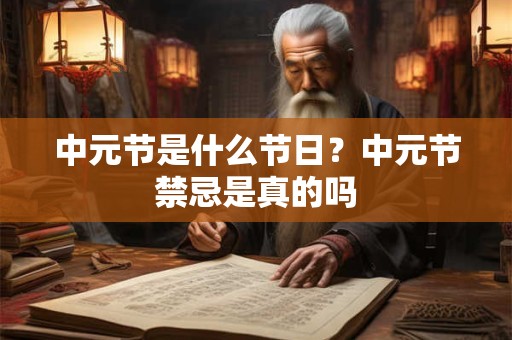 中元节是什么日子 中元节的意义是什么