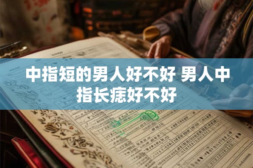 中指短的男人好不好 男人中指长痣好不好