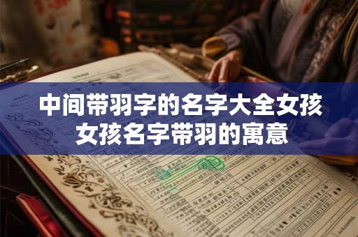 中间带羽字的名字大全女孩 女孩名字带羽的寓意