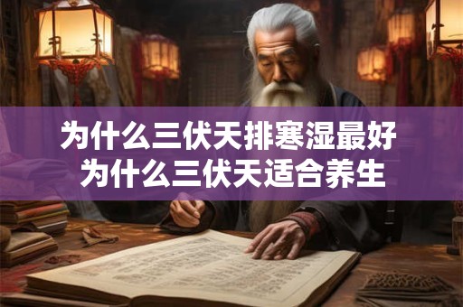 为什么三伏天排寒湿最好 为什么三伏天适合养生