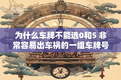 为什么车牌不能选0和5 非常容易出车祸的一组车牌号