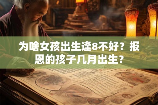 为啥女孩出生逢8不好？报恩的孩子几月出生？