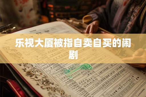 乐视大厦被指自卖自买的闹剧