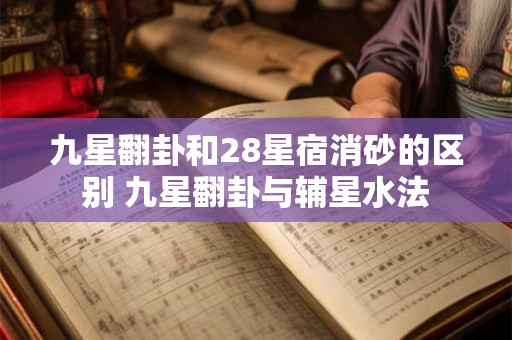 九星翻卦和28星宿消砂的区别 九星翻卦与辅星水法