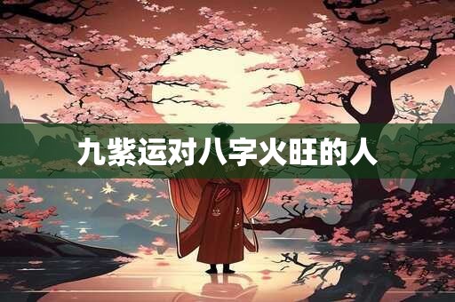 九紫运对八字火旺的人