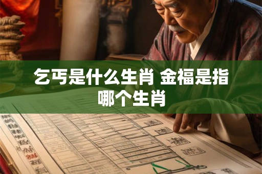 乞丐是什么生肖 金福是指哪个生肖