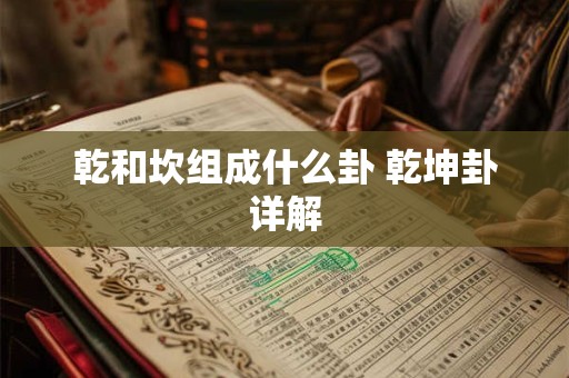 乾和坎组成什么卦 乾坤卦详解