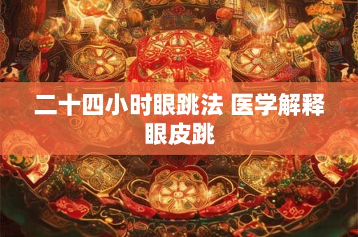 二十四小时眼跳吉凶时间表 二十四小时眼跳吉凶预兆女