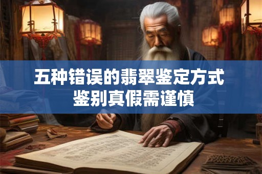 五种错误的翡翠鉴定方式  鉴别真假需谨慎
