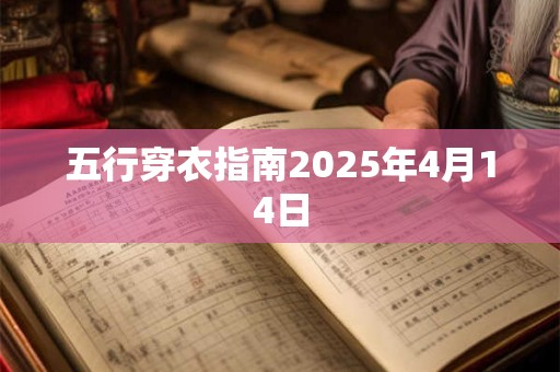 五行穿衣指南2025年4月17日