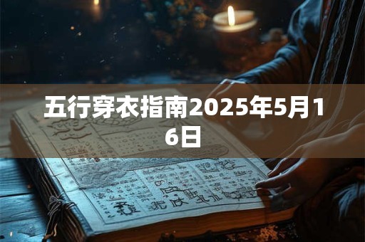 五行穿衣配色 五行穿搭衣服颜色