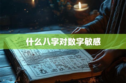 什么八字对数字敏感