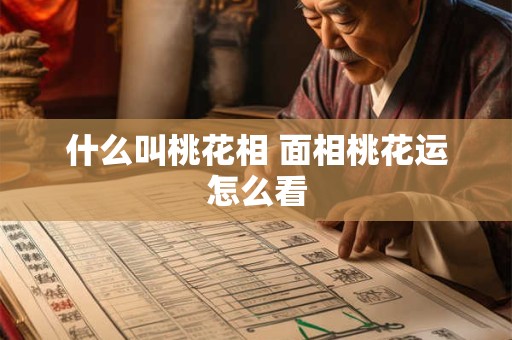 什么叫桃花相 面相桃花运怎么看