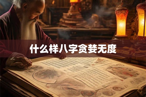 什么样八字贪婪无度