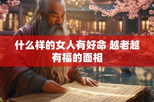 什么样的女人有好命 越老越有福的面相
