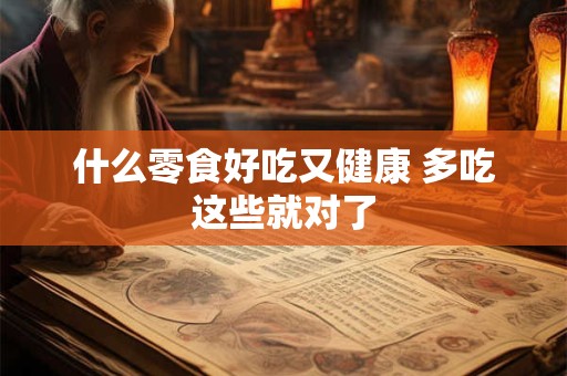 什么零食好吃又健康 多吃这些就对了