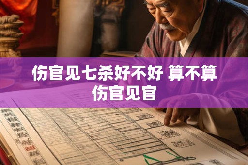 伤官见七杀好不好 算不算伤官见官