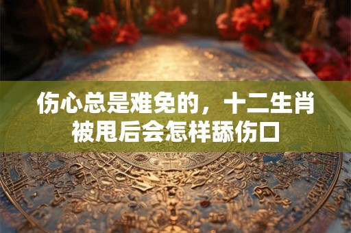 伤心总是难免的，十二生肖被甩后会怎样舔伤口