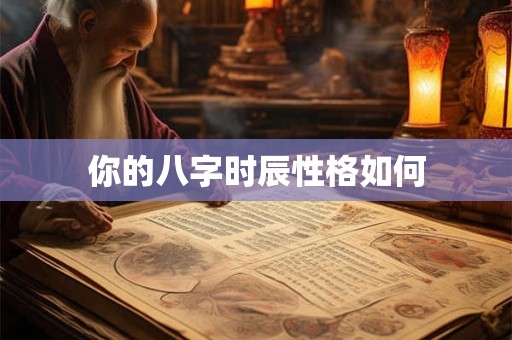 详细阅读:你的八字时辰性格如何 你的八字时辰性格如何