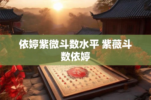 依婷紫微斗数水平 紫薇斗数依婷