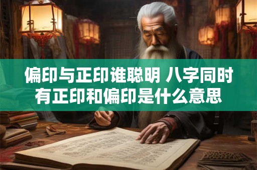 偏印与正印谁聪明 八字同时有正印和偏印是什么意思