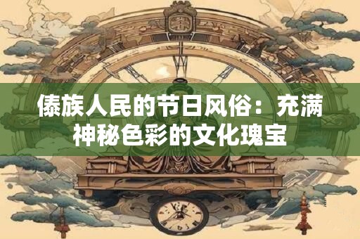 傣族人民的节日风俗：充满神秘色彩的文化瑰宝