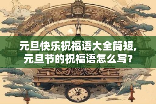 元旦快乐祝福语大全简短,元旦节的祝福语怎么写？