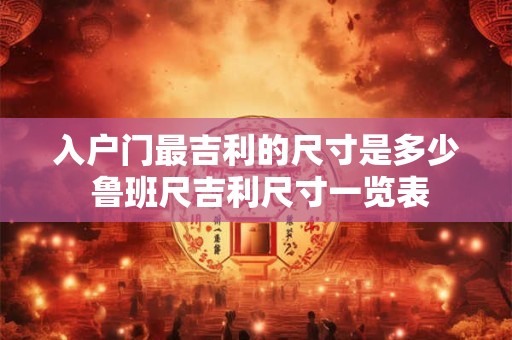 入户门最吉利的尺寸是多少 鲁班尺吉利尺寸一览表