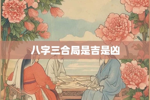八字三合是哪三合 生辰八字三合好不好